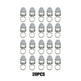 thumbnail image 1 of Baohd Roue de Glisseur de Rail de Rideau PP Durable pour une Utilisation Fluide Accessoires de Rideau Roue de Rail de Rideau L Carré 1Ensemble, 1 of 6