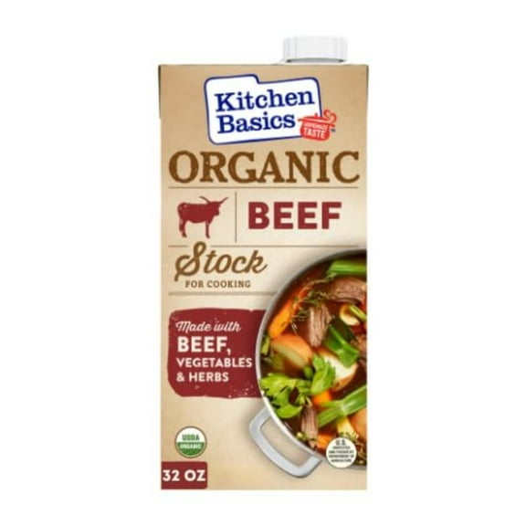 2X - Kitchen Basics Organic Beef Stock, 32 Fl Oz