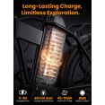 thumbnail image 3 of ESKUTE D300D Electric Bike for Adults, Foldable Ebike, 750W Motor, 20MPH, 48V 20.8Ah Battery, 20"x4.0" Fat Tires, 80-Mile Range, 7-Speed, NFC Unlock Black, UL2849, 3 of 6