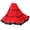 Red, variant on Women's Elegant Mesh Large Swing Dance Skirt for Waltz Tango Jazz Ballroom Practice Size L