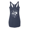 thumbnail image 2 of Wild Bobby Rare Breed Ford Bronco Women Tri-Blend Racerback Tank Top, 2 of 6