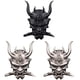 thumbnail image 1 of Japonés Pegatina,japonés Oni Samurai Devil pegatinas coches,máscaras  Death Pegatina, samurai japones calcas personalizadas Vehiculo,Cráneo 3D Metal, 1 of 8