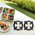 thumbnail image 4 of Minkissy 2Set Black Gas Stove Pot Rack Support for Household Users and Cafe Owners, 4 of 8