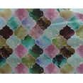 thumbnail image 4 of oneOone Georgette Viscose Fabric Textured Moroccan Geometric Print Sewing Fabric BTY 42 Inch Wide, 4 of 4