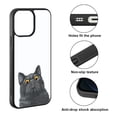 thumbnail image 2 of FINCIBO Soft Rubber Protector Cover Case for Apple iPhone 13 Pro Max 6.7" 2021 (NOT FIT Apple iPhone 13 mini 5.4" 2021/iPhone 13 Pro 6.1" 2021/iPhone 13 6.1" 2021), Black Bombay Kitten Cat, 2 of 5