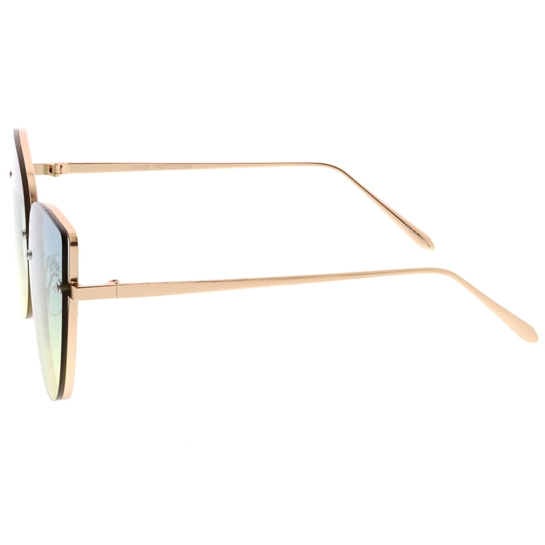 61MM Oversized Cat Eye Sunglasses Big Oversized Cat Eye Metal Wholesale Sunglasses main image 2