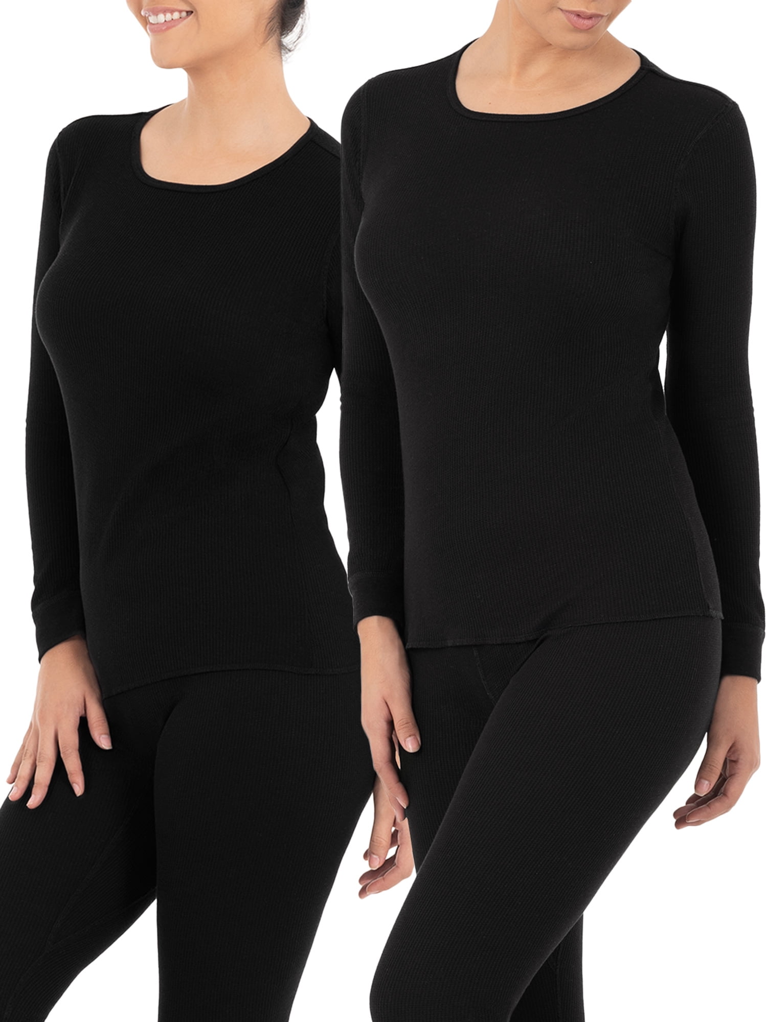 Fruit of the Loom Womens Plus Size Fit for Me Core Performance Thermal Top