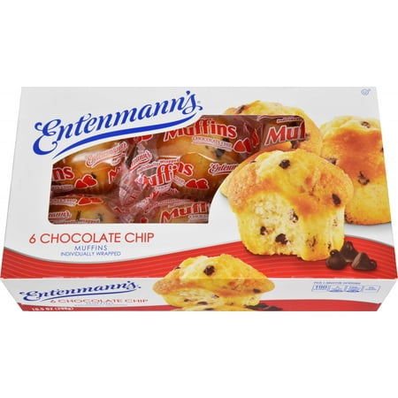 Entenmann's Chocolate Chip Muffin, 6 count