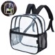 thumbnail image 1 of Mini mochila transparente aprobada por el estadio, mochila transparente a prueba de agua para el trabajo, viajes de seguridad, conciertos y eventos deportivos Adepaton Mochilas y Maletines, 1 of 9