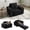 Black, variant on Sonovafurn Convertible Sleeper Sofa Bed, Pull Out Boneless Couch with Memory Foam, No Assembly, Folding Sofa for Small Spaces Living Room Bedroom Guest Room, Black