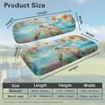thumbnail image 3 of FUIALDOLG Sea Turtle Golf Cart Seat Covers Universal Fit for Club Car Precedent Ordinary Seat Cushion, Plumeria Floral Print Fashion Golf Cart Decorations Soft and Comfortable, Breathable, 3 of 8