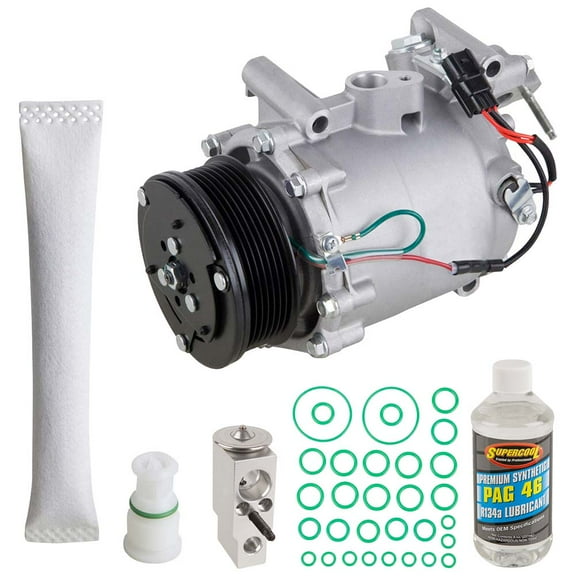 AC Compressor & A/C Repair Kit For Honda Civic Si 2-Door Coupe 2008 2009 2010 2011 - BuyAutoParts