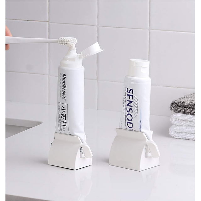 Exprimidor de pasta dental MIRACLE, set de 2, blanco