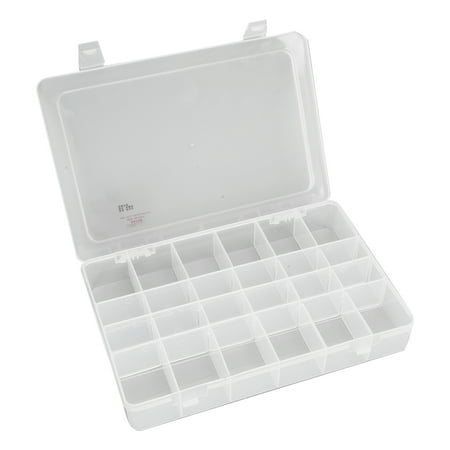 Herwey Transparent Parts Box,electronic Component Containers,pp Grid 