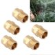 thumbnail image 5 of 10PCS Directional Slot Nozzle Brass Cooling Misting Rustproof Heat Resistant Water Hose Nozzle for Lawns Vegetable Gardens 4 Point Thread, 5 of 5