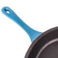 thumbnail image 6 of BergHOFF Neo 5pc Cast Iron Dutch Oven Set with 10" Fry Pan, 3qt. & 5qt., Blue, 6 of 8