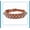 Dark Brown, variant on Spiked Dog Collar, Mushrooms Rivet Spike Anti-Bite Studded Protective Pet Neck Pu Leather Puppy Collars for Boy Dogs Male Cats Goat