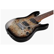 Ibanez AZ Premium Series AZ427P1PB 7-String Electric Guitar, Charcoal Black Burst