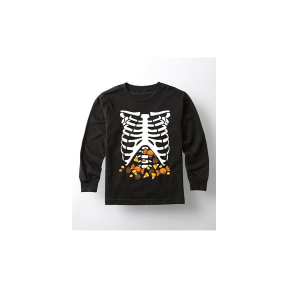 Skeleton Candy-YOUTH LONG SLEEVE TEE-XL