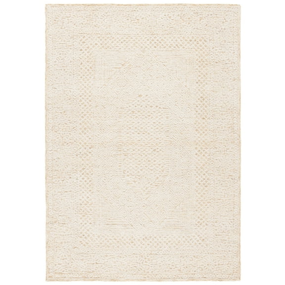 SAFAVIEH Textural Anabel Geometric Area Rug, Gold/Ivory, 8' x 10'