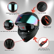 1Storm Motorcycle Full Face Helmet for Adults Men and Women Street Bike Racing Helmet DOT Approved with one Extra Clear Shield: KT828 Glossy Pink