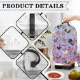 thumbnail image 5 of FKELYI Floral Rooster Print Blender Dust Cover Food Processors Dustproof Cover with Handle Water Resistant Anti Splash Stand Mixer Protector for Coffee Maker, 5 of 6