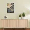thumbnail image 4 of Abstract Floral Canvas Wall Art – Modern Neutral Flower Canvas Painting, Printed Botanical Wall Art, Minimalist Leaf Texture Artwork, 4 of 7