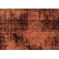 thumbnail image 1 of Ahgly Company Indoor Rectangle Abstract Orange Modern Area Rugs, 4' x 6', 1 of 4