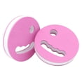 thumbnail image 3 of Swim Training Equipment, Eva Foam Non Inflatable Pool Floats, Swim Stabilizers for Beginner Swimmer, Hand Holds Water Buoyancy Swim Assist, Two Tone Purple and White 1Pc Swim Ring, 3 of 9