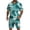 Black-B#1327, variant on Men's 2 Piece Shorts Sets Gradient Print Short Sleeve Shirts and Shorts Summer Tracksuit with Pockets