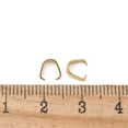 thumbnail image 3 of 30pcs 304 Stainless Steel Snap On Bails Ion Plating(IP) Real 18K golden Plated 5.5x5.5x2.5mm, 3 of 3