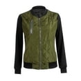 thumbnail image 2 of Veste d'Automne Hiver Femmes Veste de Vol Chaud Veste de Moto, 2 of 4