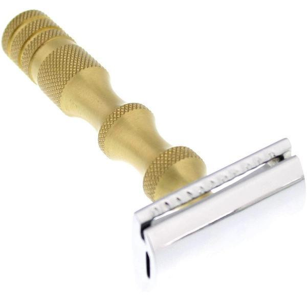 WCS Vintage Collection Razor 84BR, Brass-Open Comb