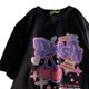 thumbnail image 4 of Las camisetas de manga corta de verano de media manga que reducen la edad de las estudiantes femeninas, holgadas, de nicho retro americano, nuevo y dulce estilo de Cherry, son versátiles y modernas., 4 of 4