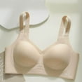thumbnail image 4 of Arlun Wireless Bras for Women Soft Comfortable No Underwire T Shirt Bralettes Smooth Seamless Full Coverage Everyday Bras with Support Solid Color Beige XXL, 4 of 4