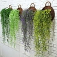 thumbnail image 3 of POINTERTECK 2PCS Fake Artificial Vines Flower Wall Hanging Faux Rattan Plant Flower Home Decor, 3 of 6