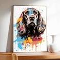 thumbnail image 2 of Field Spaniel Dog Art - Watercolor Style Wall, Home or Apartment Decor - Sweet Poster Print Gift for Puppy Lovers, Dog Lovers, Women, Girls, Kids, Baby Room, Nursery, 2 of 5
