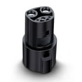thumbnail image 1 of Adaptador de carga Lectron J1772 a Tesla 80A (250 V) negro, 1 of 7