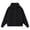 black, variant on Women hoodie Men Drawstring Zip Up Sweatshirts Long Sleeve Hooded Jackets