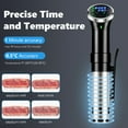thumbnail image 6 of Upgraded Version Sous Vide Machines,1100W One-Touch Control Menu Precision Cooker, Waterproof Immersion Circulator with Digital Touch Screen and Accurate Temperature Time Control, 6 of 8