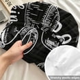 thumbnail image 4 of Full Size Fitted Sheet Set - Black Kitchen Tools 3 Piece Bedding Sets 16" Deep Pocket Fitted Sheet with 2 Pillowcases Modern Cooking Utensil Farmhouse Cookware Brushed Microfiber Luxury Bed Sheets, 4 of 9