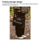 thumbnail image 5 of Silla exterior Sillas plegables al aire libre Taburete portátil para acampar Mochila ligera Silla 600D Tela Oxford 75 kg Cojinete de carga para pesca Playa Camping Uso familiar Abanopi Silla exterior, 5 of 7