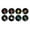 Black, variant on Record Wall Art Set 8 Pack 50s Music Signs For Home Room Party Rock
