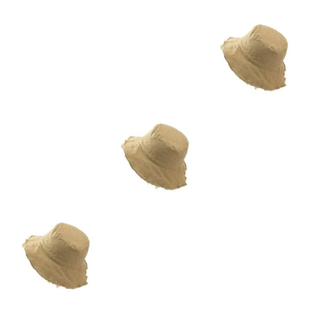 Baohd Bucket Hat Trendy Sun Protection For Outdoor Activities M Easy To Wear khaki 3Set