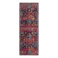 thumbnail image 3 of Unique Loom Budapest Collection Area Rug - Szechenyi (2' x 5' 11" Runner Fuchsia/Gold), 3 of 7