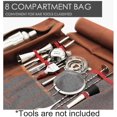 thumbnail image 2 of Bolsa de barra portátil con correa para el hombro para viajes, bolsa enrollable para juego de utensilios de bar de fácil transporte, 2 of 3