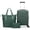 Green- 3 PCS, variant on Zimtown Carry-on Luggage Set 3 Piece Lightweight Suitcase Set with Duffel Bag, PP Hard Shell Suitcase 20" Luggage Sets Spinner Wheels, Green