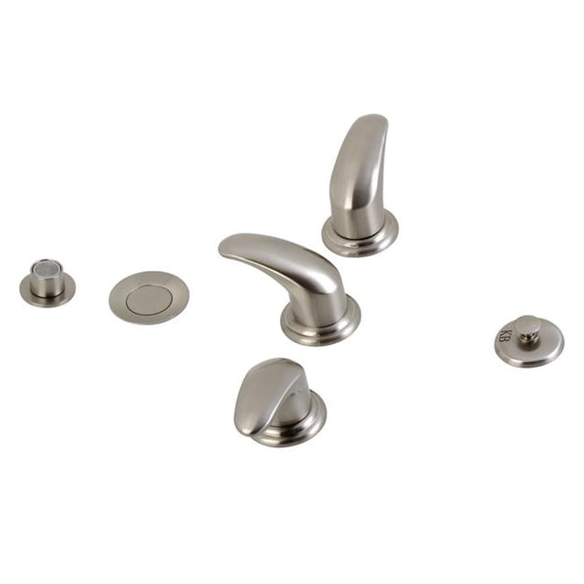Kingston Brass KB328LL Robinet de Bidet Robuste 2,13 Po et 44 ; Nickel Brossé