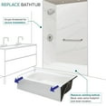 thumbnail image 3 of Transolid Fslb6032r 60" X 32" Rectangular Shower Base - White, 3 of 6