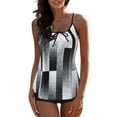 thumbnail image 1 of Swimsuits For Women Two Piece Bathing Suits Floral Print Tank Tops With Boyshorts Tummy Control Swimming Suits, 1 of 8